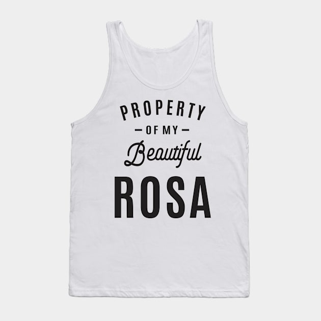 Rosa Personalized Name Tank Top by cidolopez